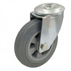 Grey Rubber on Polyprop Castor (BFR)