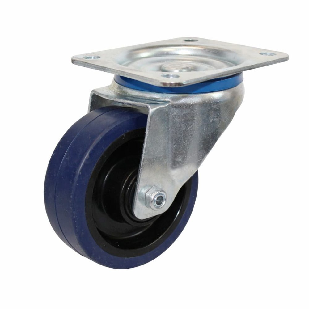 Blue Elastic Rubber Castor (NGB 360 Series)