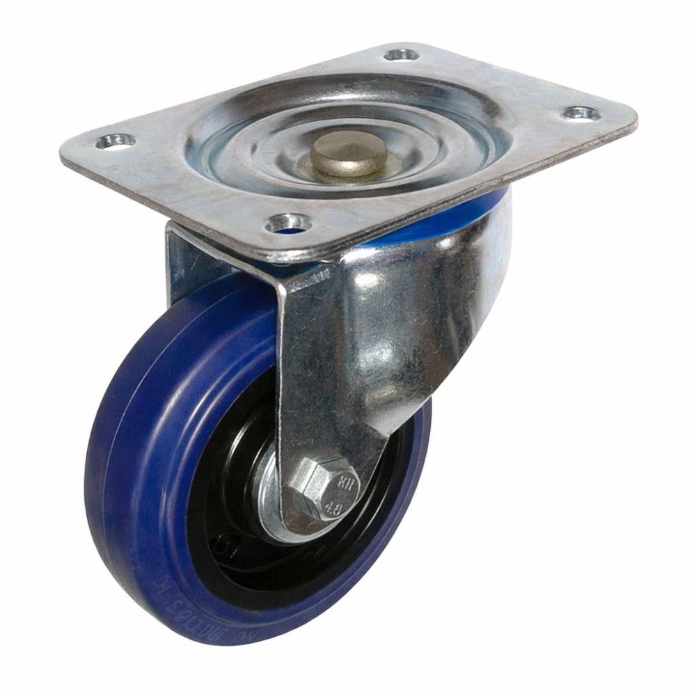Blue Elastic Rubber Castor (NGR 360 Series)