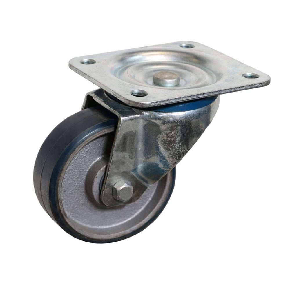 Blue PU on Cast Iron Castor (PTB 360 Series)
