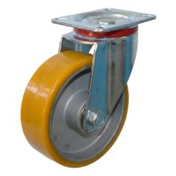 Yellow PU on Aluminum Castor (APB 370/380 Series)