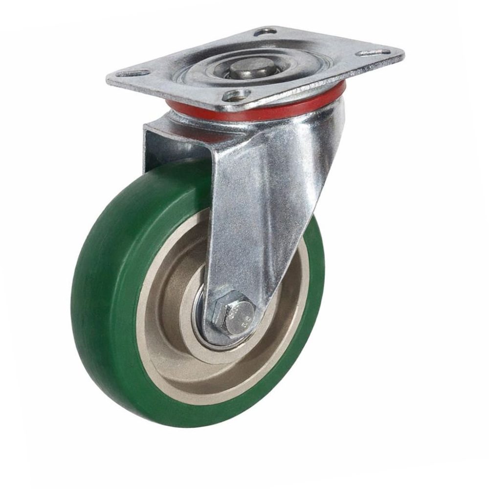 Elastic PU on Aluminium Castors (EPB 370/380 Series)