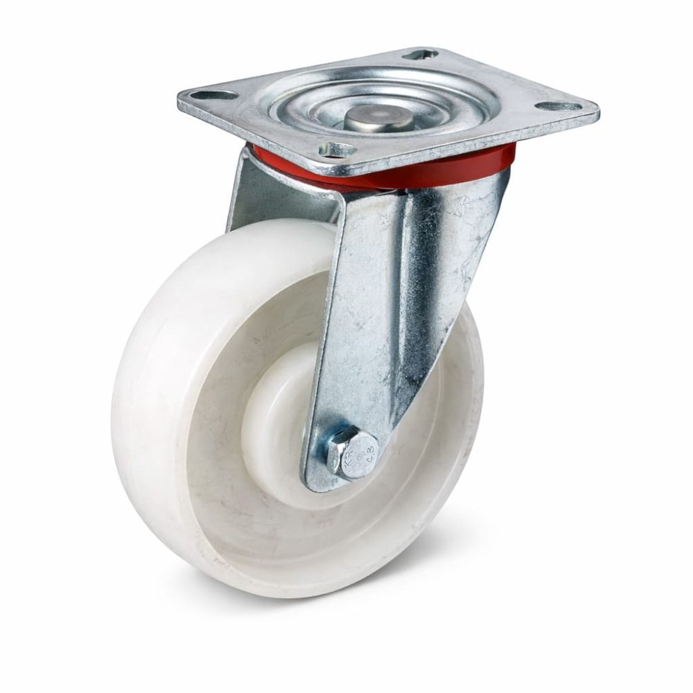 White Nylon Castor (NYB 370/380 Series)