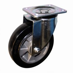 Black Elastic on Aluminium Castor (AGB) 420 Series