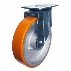 Yellow PU on Cast Iron Castor (UTB) 420 Series