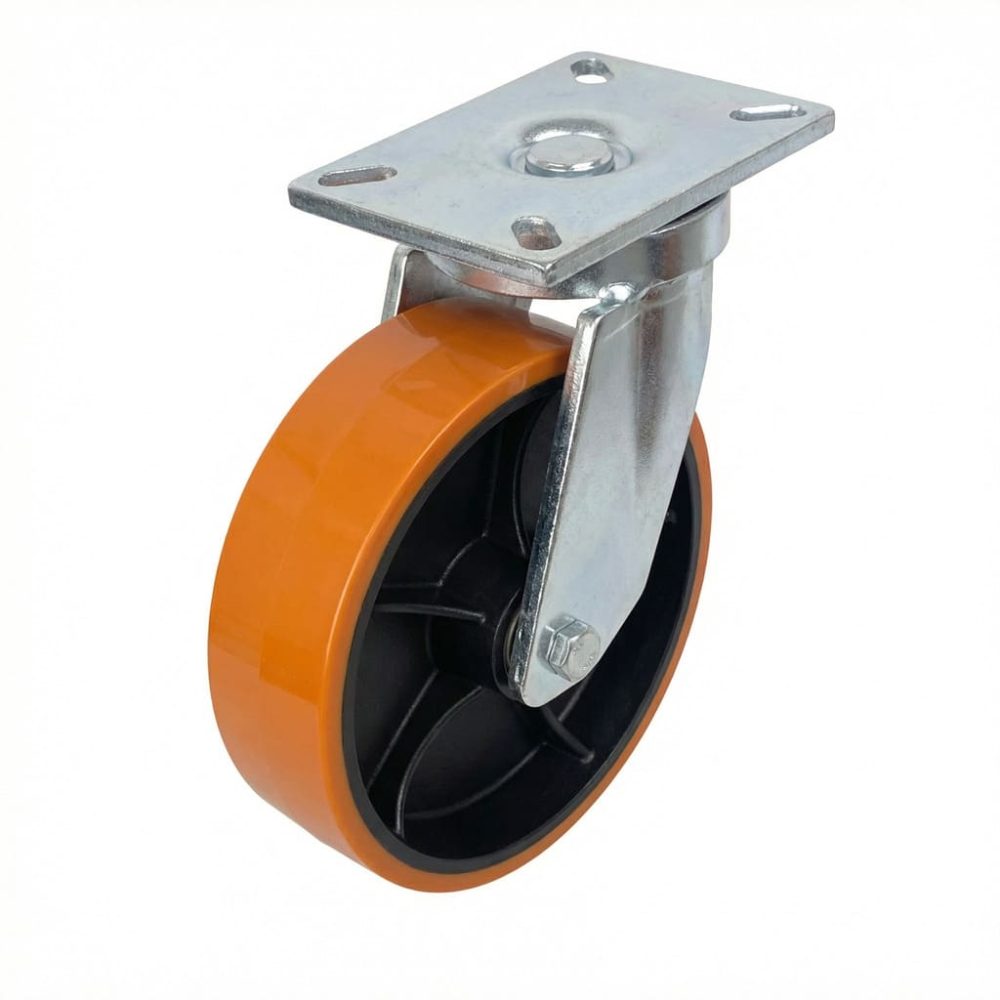 PU on Cast Iron Castor (PTB 980 Series)