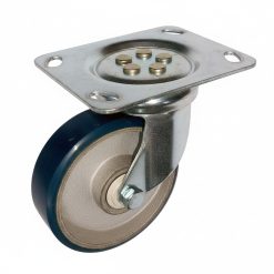 Blue PU on Cast Iron Castor (PTB LT Series)