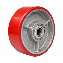 XX Series Red PU on CI Spare Wheels (PUB)