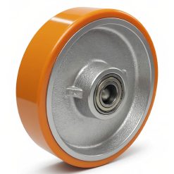 HD Euro Yellow PU on Cast Iron Wheels (UTB)