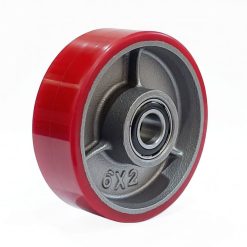 Standard Red PU on CI Wheels (WPU)