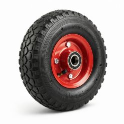 Plastic/Steel Rim Pneumatic Wheels W/O