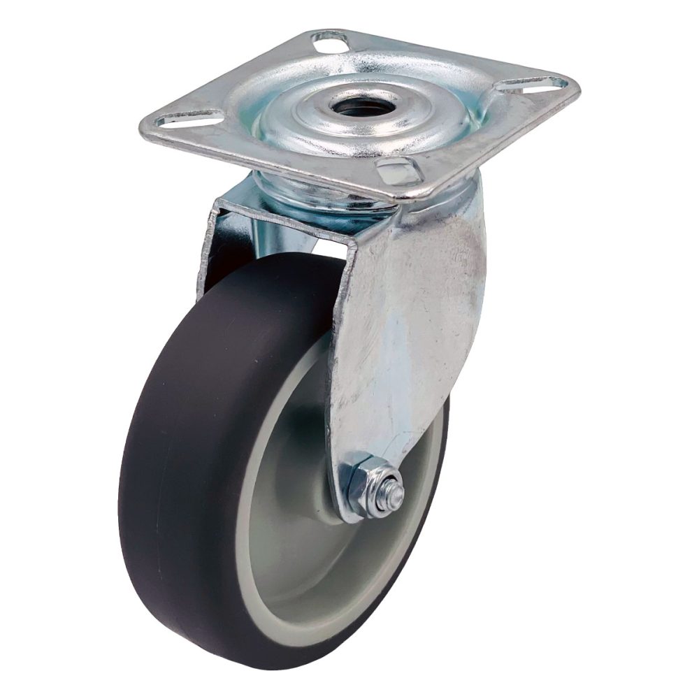 Grey TPR Rubber Castor (PIR-SNB 260 Series)