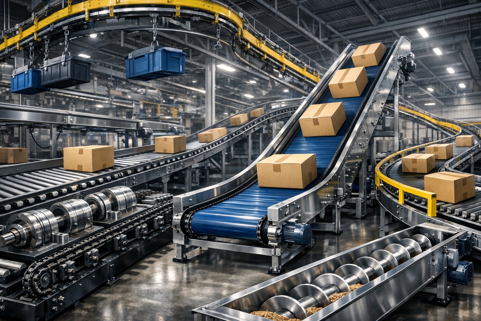 Trojan Trolleys conveyor system